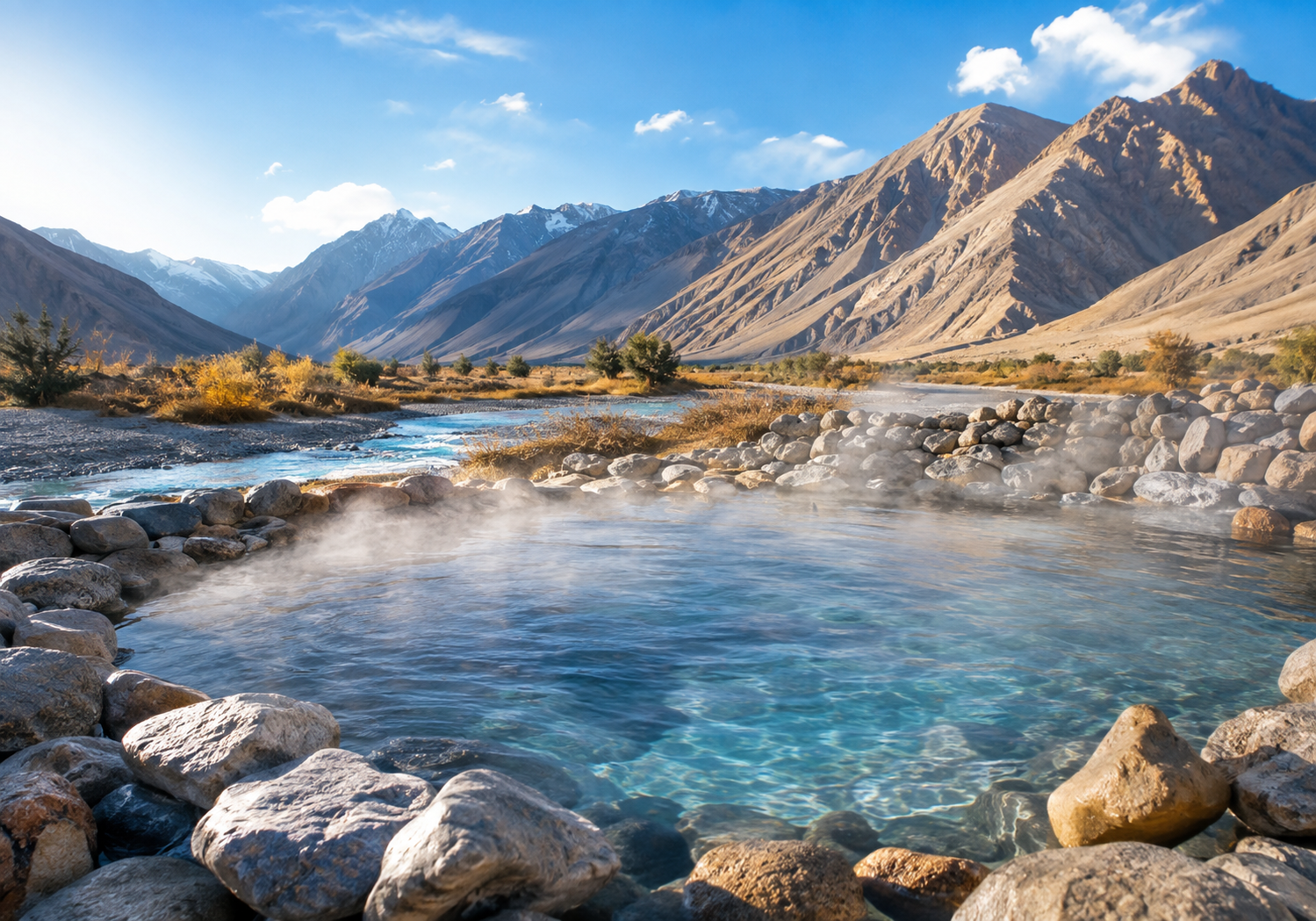 Panamik Hot Springs